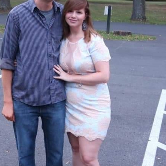 NanaMacs Dresses & Skirts - Deep V Body Con mini dress